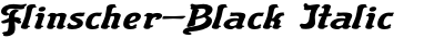 Flinscher-Black Italic